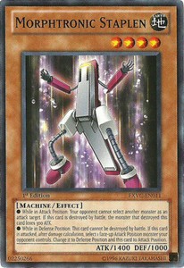 Morphtronic Staplen - EXVC-EN011 - Common - 1st Edition x3 - Lightly Played