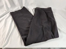 Rafaella Womens Slacks Pants Professional Petite 14P Black Belt Loops Pocketless