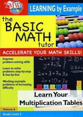 Basic Math Tutor Learn Your Multiplication Tables [New DVD] Alliance MOD