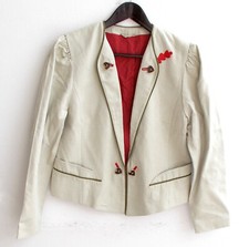 Ladies' traditional Janker linen natural size 38 by Zeiler