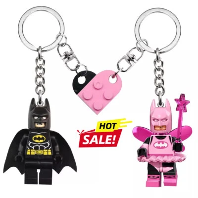 Llavero Lego Batman Hada Rosa 2025 Exclusivo para Pareja Regalo Día de San Valentín~