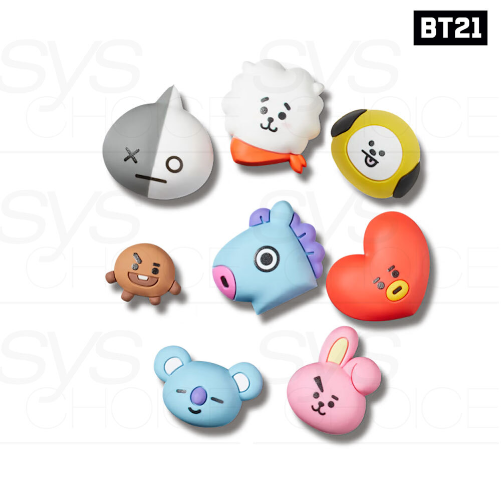BT21 x CROCS Collaboration JIBBITZ Charms 8SET + Tracking Number