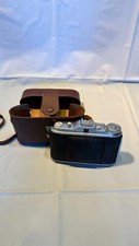 Vintage Agfa Isolette Folding Camera with Original Leather Case