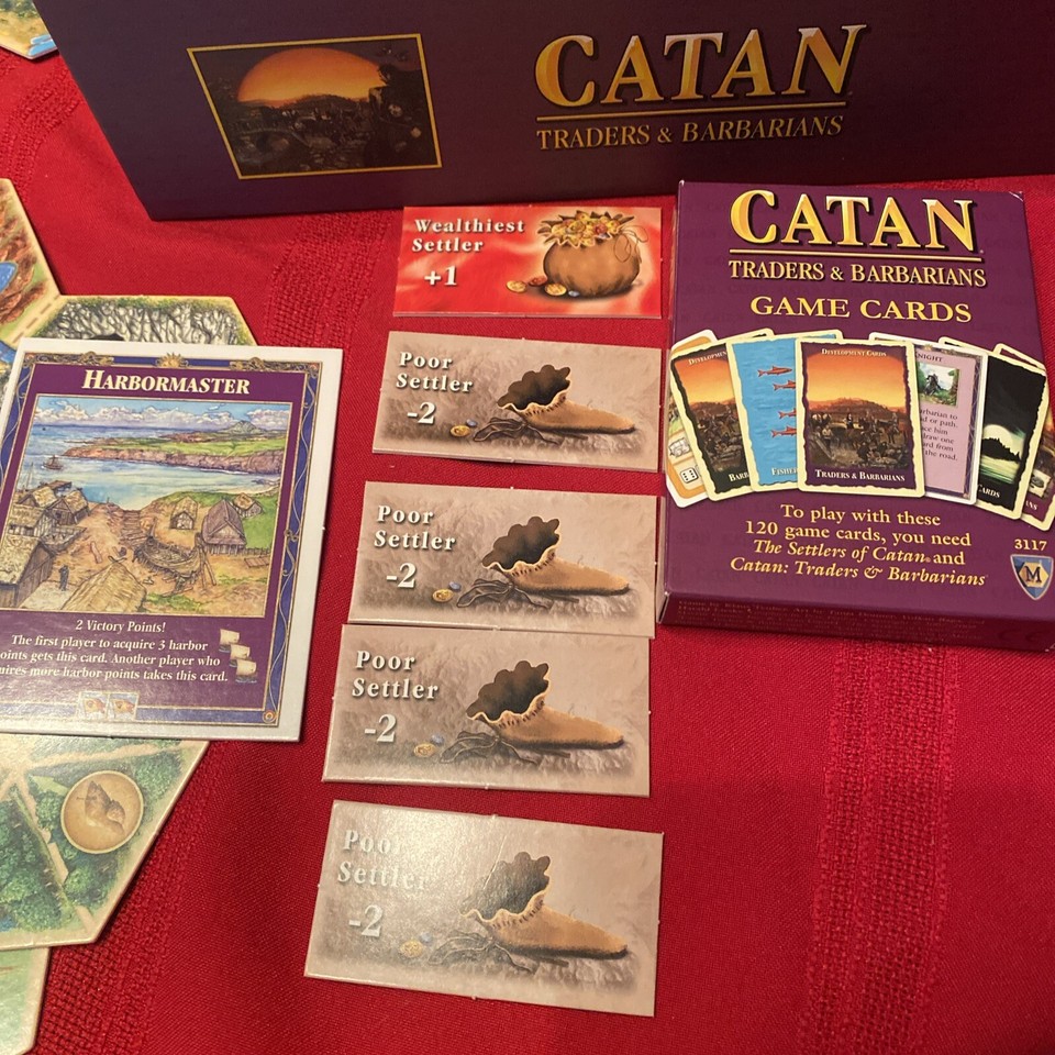 Catan: Traders & Barbarians Replacement Cards 6th Edition - Galleon Games