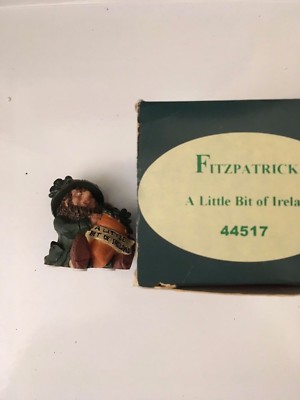 Verpackte Declan's Finnian's Irische Ornamente Figurine - Fitzpatrick - 44517
