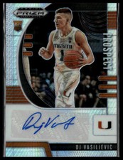 2020 Panini Prizm Draft Picks #PA-DJ DJ Vasiljevic Prospect Auto Hyper