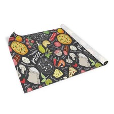 Adesivo per Tavolo per Armadio Foglio Autoadesivo Menù Pizza 100x50