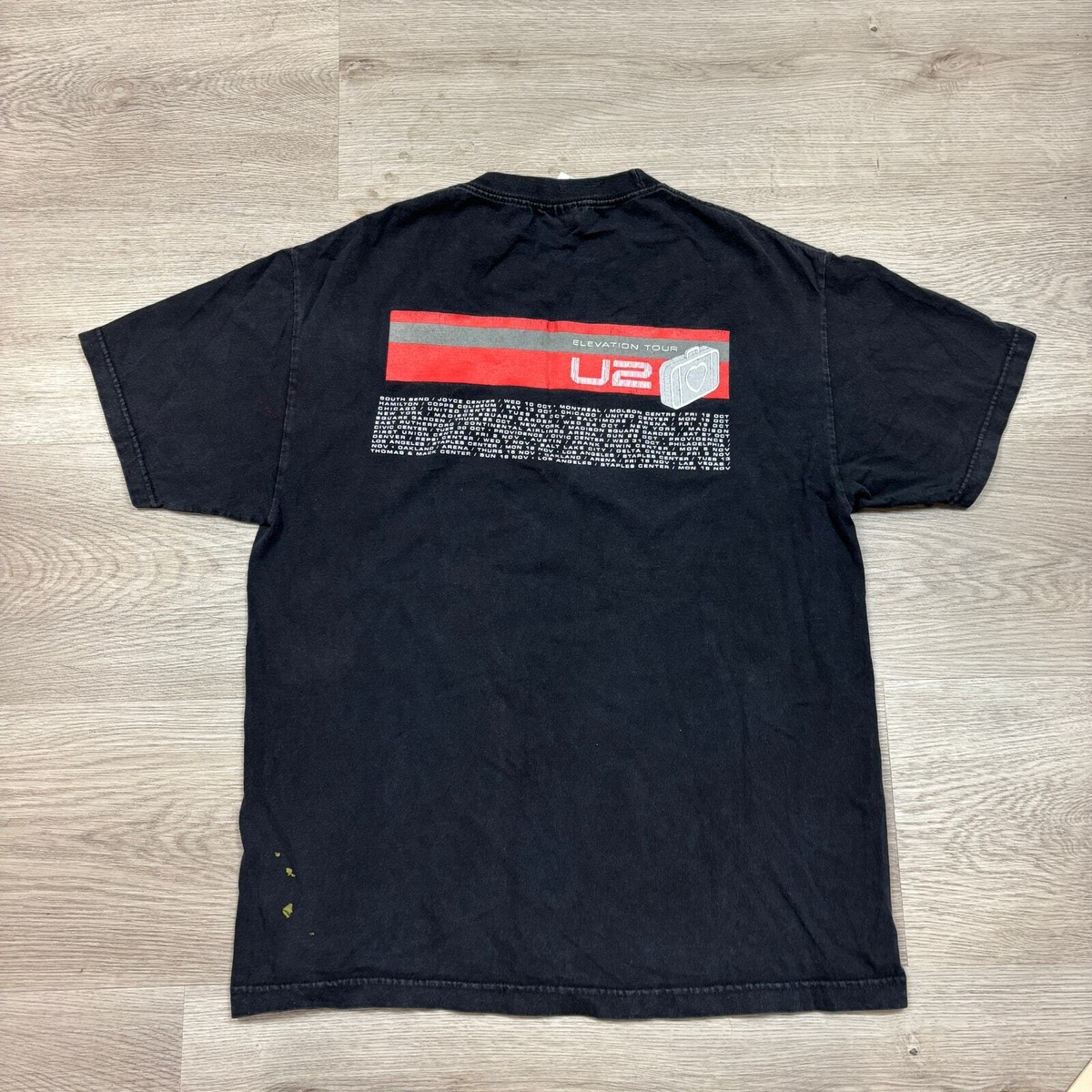 Vintage 2001 U2 Elevation Tour Band Tee Shirt Men
