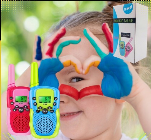 2X Walkie Talkie für Kinder Funkgeräte Sprechfunkgeräte mit LCD-Taschenlampe DHL - Bild 4 von 24