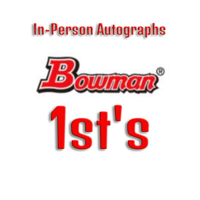 Bowman 1st IP Auto R - Z Prospects Rookie RC In Person Autographed Cards Chrome