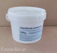 500g Repellente Insetti BARATTOLO Anti acari TARME PICCIONI CINGHIALI TOPI TALPE