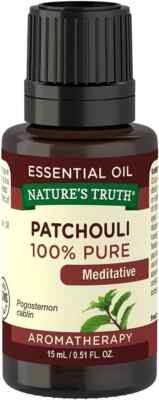 SM Natures Truth Patchouli Essential Oil Meditative Aromatherapy 0.51 oz