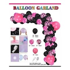 103 Pcs Balloons Garland Minnie Theme Decoration Adult Happy Birthday Girl Party