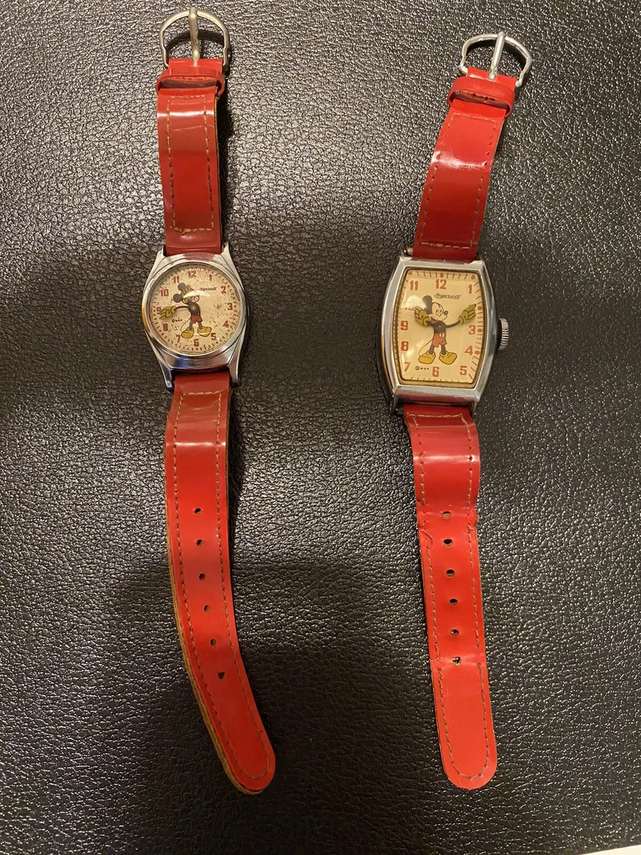 Set Of 1930s Disney Mickey Mouse Ingersoll Rand Wrist Watches