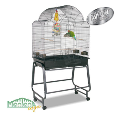 Vogelheim Vogelvoliere Memphis II Vogelkäfig Antik + Ständer