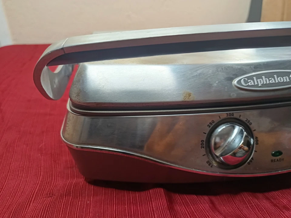 Parrilla eléctrica Calphalon modelo HE600CG probada - funciona muy bien Foto 2 de 4