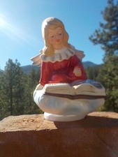 Vtg Goebel Engel (Angel) Music Box Plays Silent Night 301014 41-014/218 w/ Box