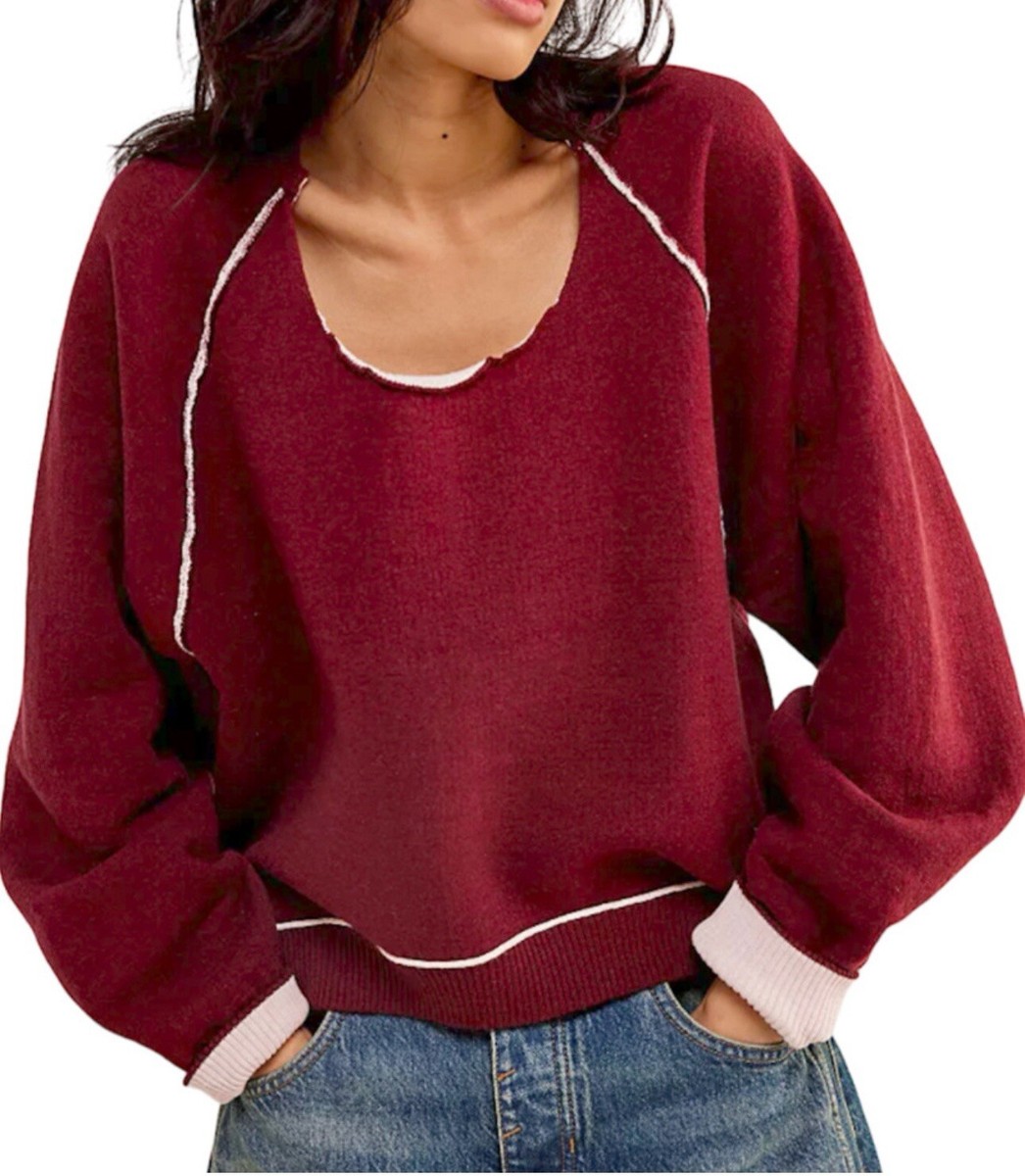 PEOPLE 1 SWEAT TOPS / RED PEOPLE1 Sweat Tops Red XL ミュージシャン