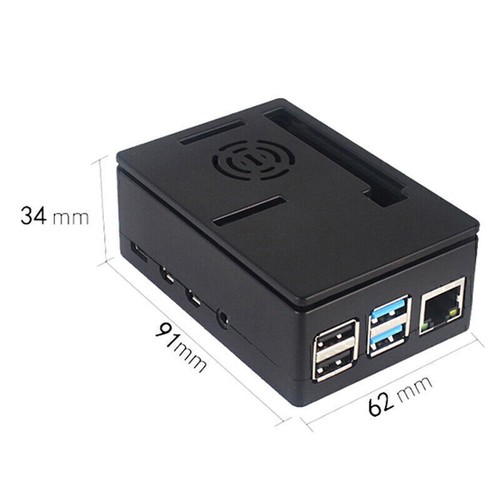 ABS Protective Case Shell with Cooling Fan Heatsink For Raspberry Pi 4 Model B - Bild 7 von 9