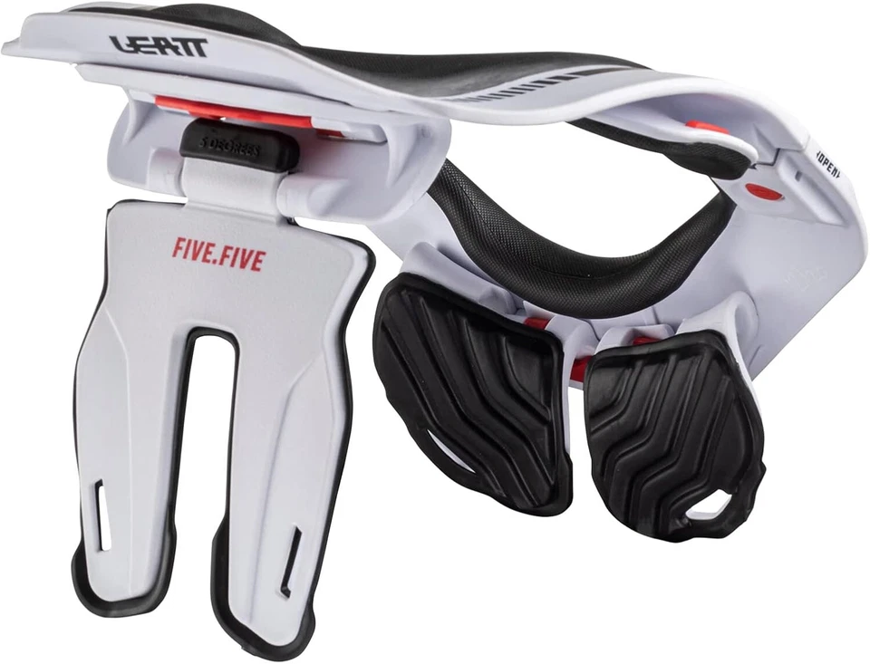 Leatt - Suporte de pescoço de bicicleta offroad sujeira 5.5 - Branco - G/XL - 1022111761 - Imagem 2 de 3