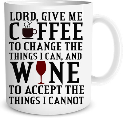 Lord Give Me Coffee to Change the Things I Can 11Oz Funny Coffee Mug Funny 