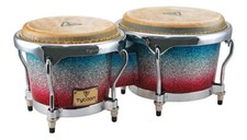 Master Platinum Tri-Fade Series Bongos 7 inch. 8-1/2 inch.