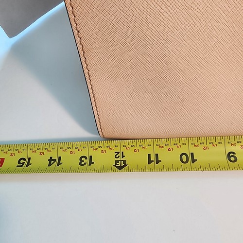 Calvin Klein Double Handled Satchel Handbag Nude/Light Pink Leather READ DESCRIP - Picture 24 of 24
