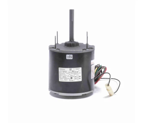 Century F1076A Condenser Fan Motor, 3/4 HP, 1 Ph, 60 Hz, 208-230 V, 1075/750 RPM