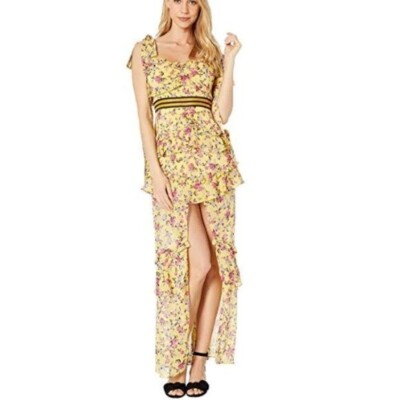 for Love and Lemons Maison Maxi Women's Dress Yellow : Xs