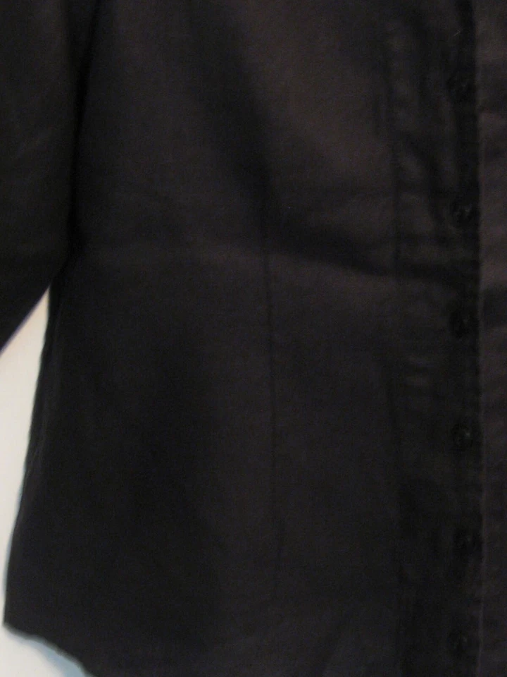 FLAX LINEN Stepping Up Jacket fitted blouse Colors! FLAX Medium fits Large - Image 3 of 4