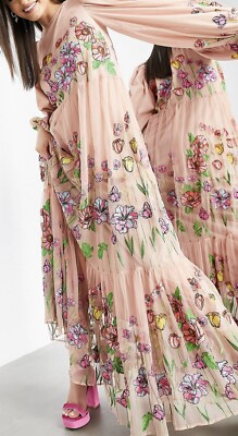 sachin and babi light blue dress Maya Maya Embroidered long sleeve maxi dress in pale peach - Dresses &  Skirts - Compare Prices from 7+ Stores - Free Shipping main image 0