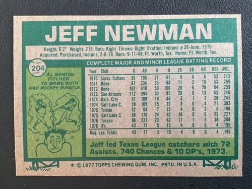 1977 TOPPS BASEBALL 111-220 PICK CARDS YOU WANT - Picture 433 of 489