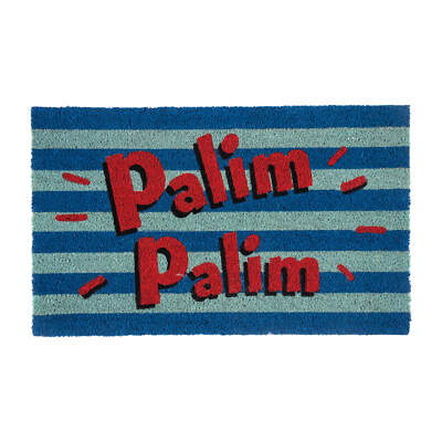 Fußmatte Türvorleger Pad Lifestyle Palim Fußabstreifer Spruch Gestreift 45x75cm
