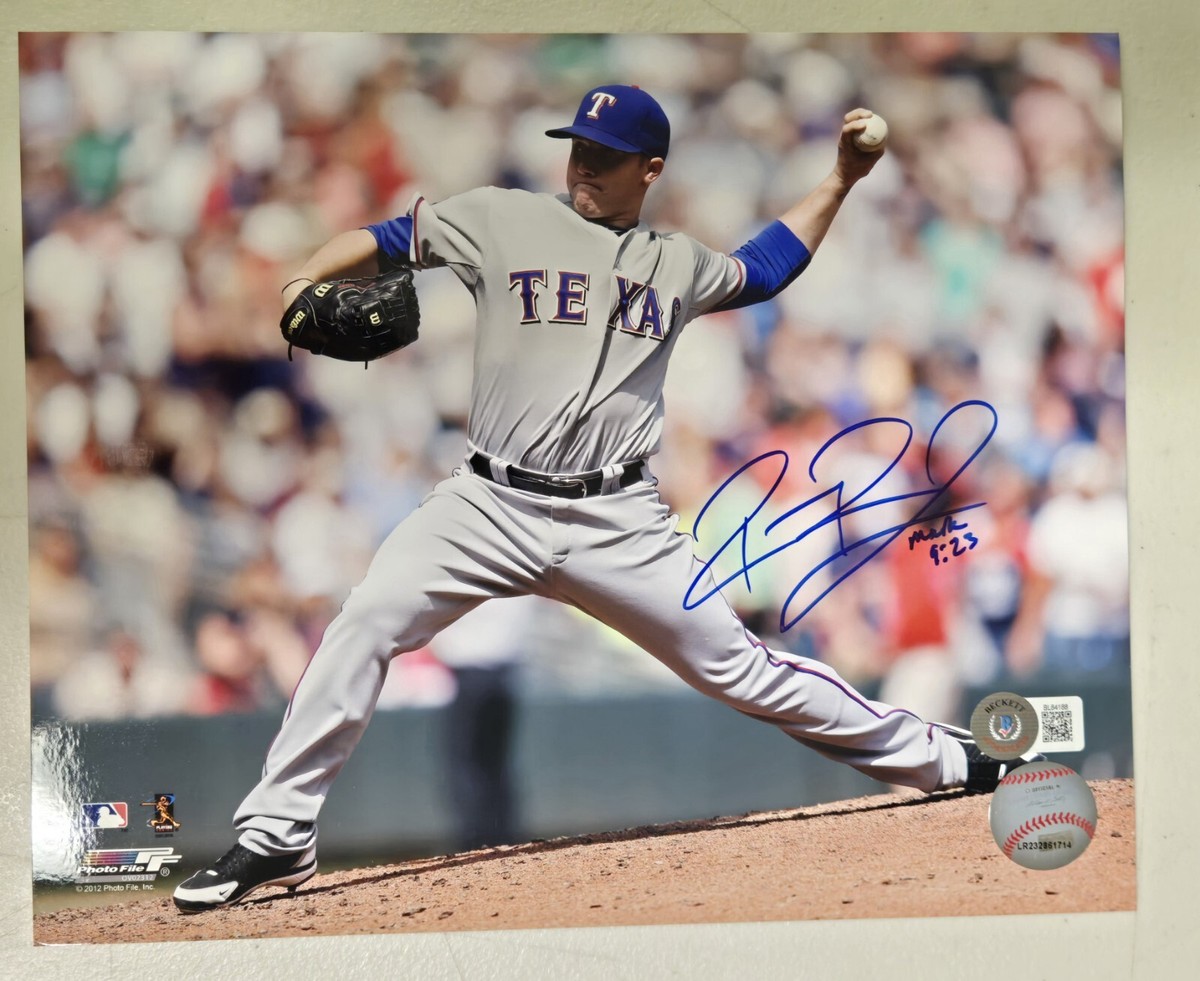 Robbie Ross Jr Signed Texas Rangers 8x10 Photo Beckett Autograph