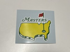 Masters Golf  2 Pack  Decals. Golfing Items , Car Windshield.