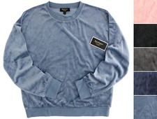 Juicy Couture Sweatshirt Black Label Women's Velour Pullover WTKT82859