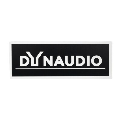 DYNAUDIO Speaker Custom Made Logo Badge Aluminum 106mm(4.17'')X39mm(1.54'')