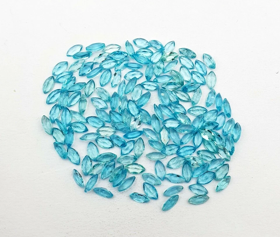 Natural Apatite Marquise Cut Loose Gemstone Lot 39 Pcs 3*6 MM 10 CT - Image 4 of 4
