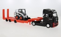 Bburago BBU18-32313 - 1/43 - Mercedes Actros, Schwarz - Neu