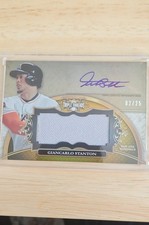 2013 Topps Triple Threads - Autograph Jumbo Relics Giancarlo Stanton 2/25 UAJR