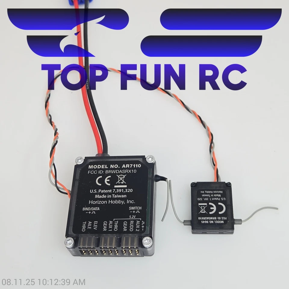 Spektrum AR7110 2.4GHz DSM Technology 7-Channel Receiver For Helicopter - Image 2 of 2