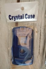 NOS PREMIUM CRYSTAL BLUE Protective Case for Motorola RAZR V3 /V3c