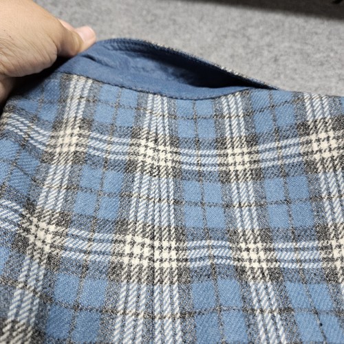 VTG Lincoln Park For Dick Bruhn Blue Plaid Blazer Men's 40 2 Button - Picture 12 of 14