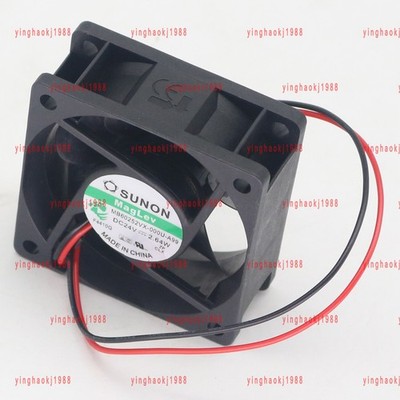 One new   DC24V 2.64W 2-wire axial fan MB60252VX-000U-A99 free ship &ex