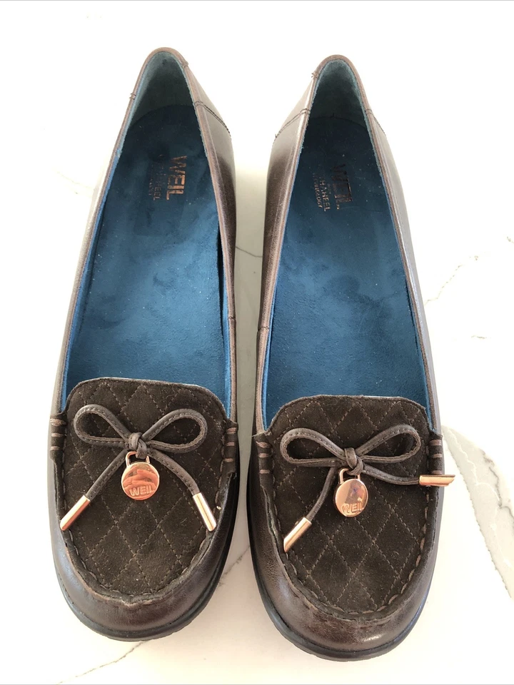 Mujer - Mocasín Ortopédico Orthaheel Weil VENECIA Plano Talla 9 M Cuero Marrón Foto 3 de 4