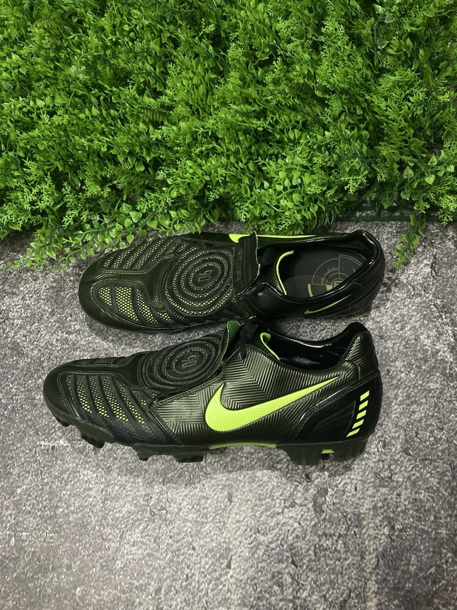 づっこ② Nike Total 90 Shoot II FG Soccer Cleats Shoes Black Green 318792
