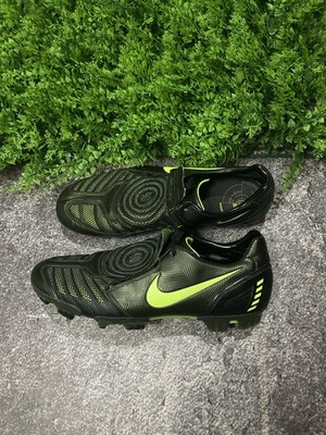 Nike Total 90 Shoot II FG Soccer Cleats Shoes Black Green 318792