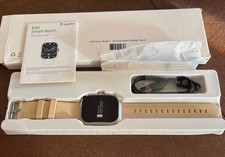 Letsfit E46 Smart Watch 46mm silver bezel Alm...