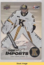 2021-22 Upper Deck CHL Top Imports Leevi Merilainen #T4 READ 0is9