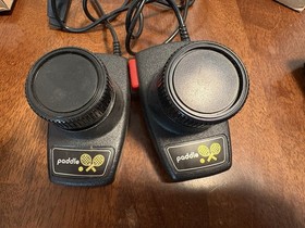 ATARI 2600 Woody With Box And Controllers. Tested. Read Description!